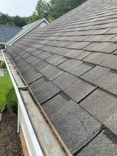cleaned gutters in Wake Forest NC