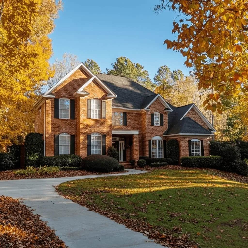 Power washing a Wake Forest NC clean home