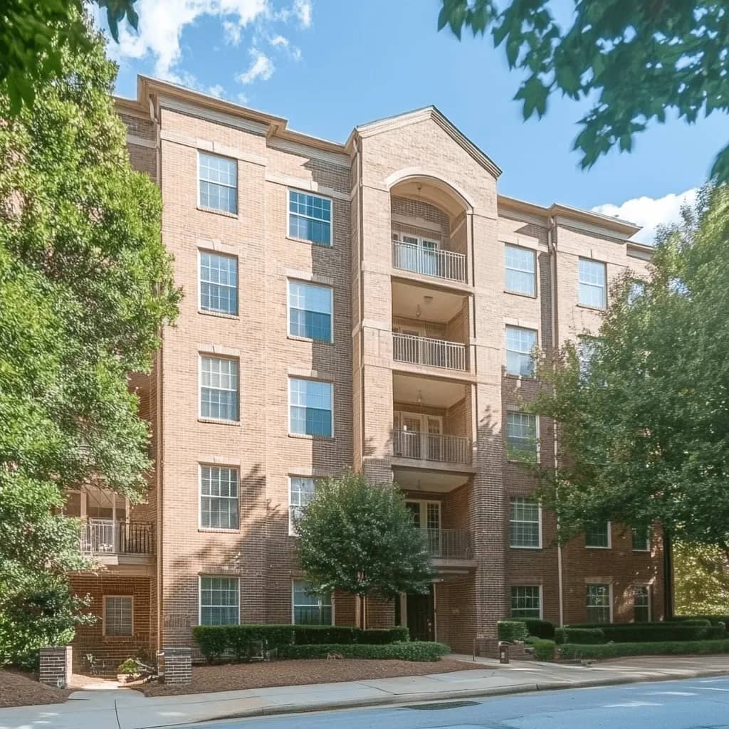 A picture of an apartment complex in Wake Forest NC